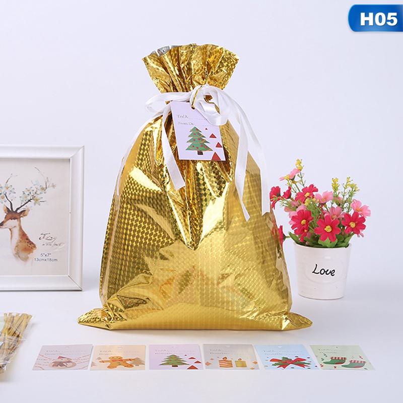 Túi Dây Rút Đựng Quà Giáng Sinh