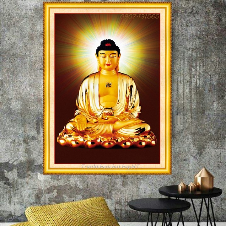 Tranh đính đá Phật Tổ Như Lai - chưa đính