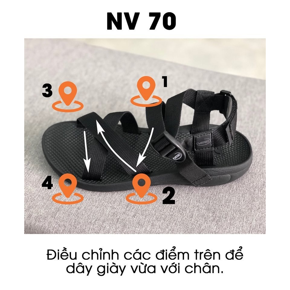 Giày Sandals Vento Nam Quai Chéo Xuất Khẩu đi chơi/ đi học/ đi làm NV70