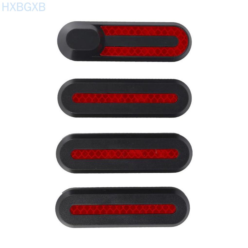 Scooter Wheel Shell Reflective Plastic Front Rear Protective Case Decoration Replacement for Xiaomi M365