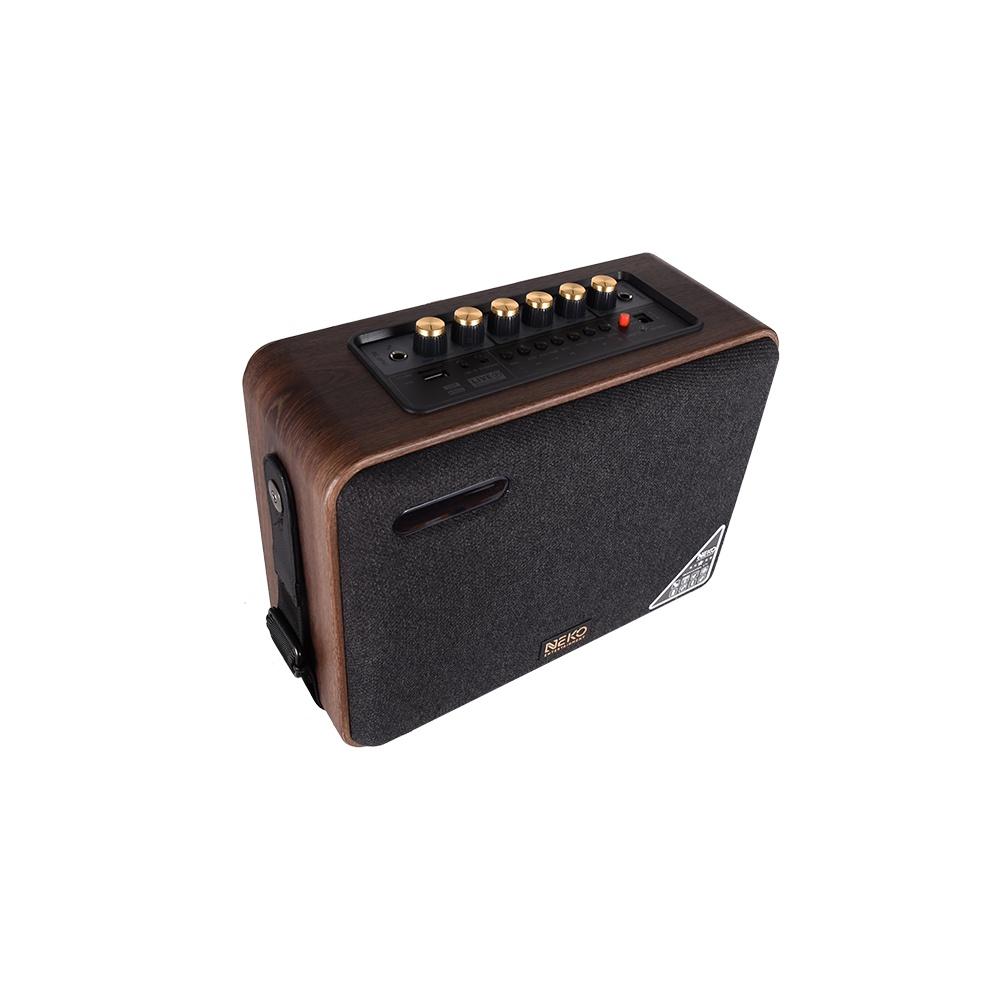 Loa di động Neko NK01 có Bluetooth kèm 01 mic không dây, Loa karaoke xách tay Neko NK01, công suất 40W