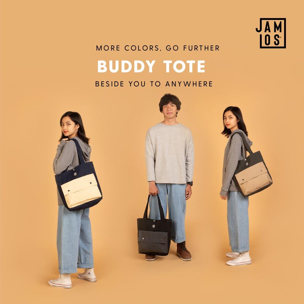 Túi tote thời trang đi học đi làm đi chơi vải canvas có ngăn ngoài - Buddy Tote