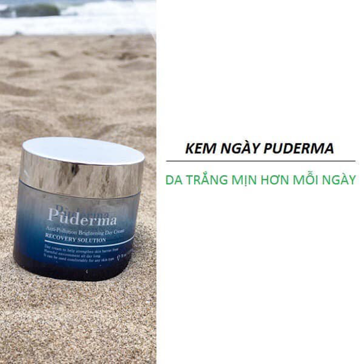 KEM NGÀY PUDERMA CUNG CẤP DINH DƯỠNG VITAMIN GIÚP DƯỠNG ẤM DA