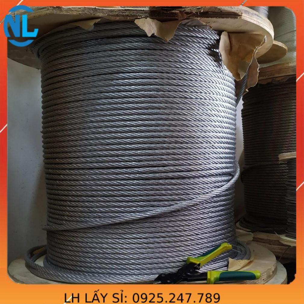 Cáp inox 304  - Cuộn 100 mét cáp thép giá sỉ