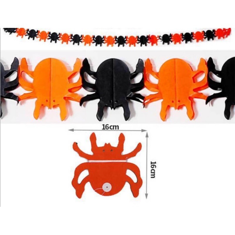 Dây treo trang trí tiệc Halloween phụ kiện trang trí sticker dán tường