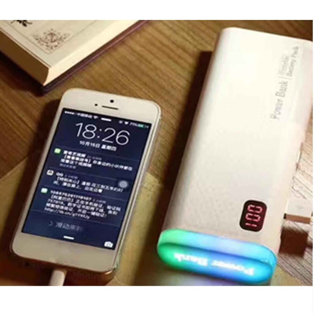 Mini USB Power Bank Case 4x18650 Silver DIY Charger Kit