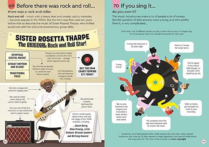 Sách Khoa học thiếu nhi tiếng Anh: 100 Things to Know About Music