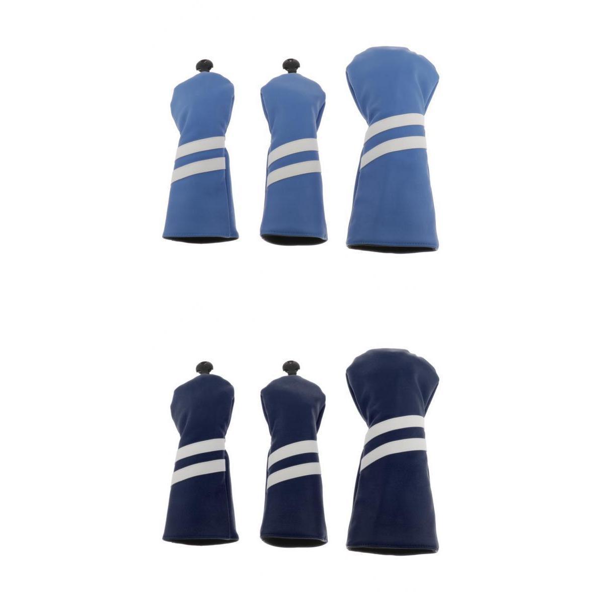 6x PU Golf wood top Cover 400cc Driver Hybrid  Golfing Gear