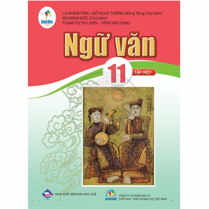 Sách - SGK Ngữ Văn 11 tập 1 Cánh Diều và 2 tập giấy kiểm tra kẻ ngang vỏ xanh