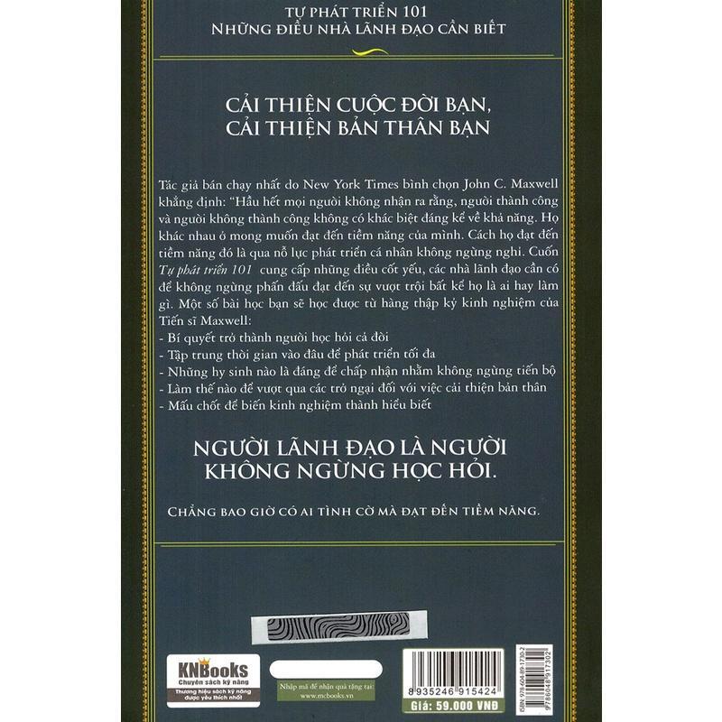 Sách - Tự Phát Triển 101 - Self Improvement 101 - MCBooks