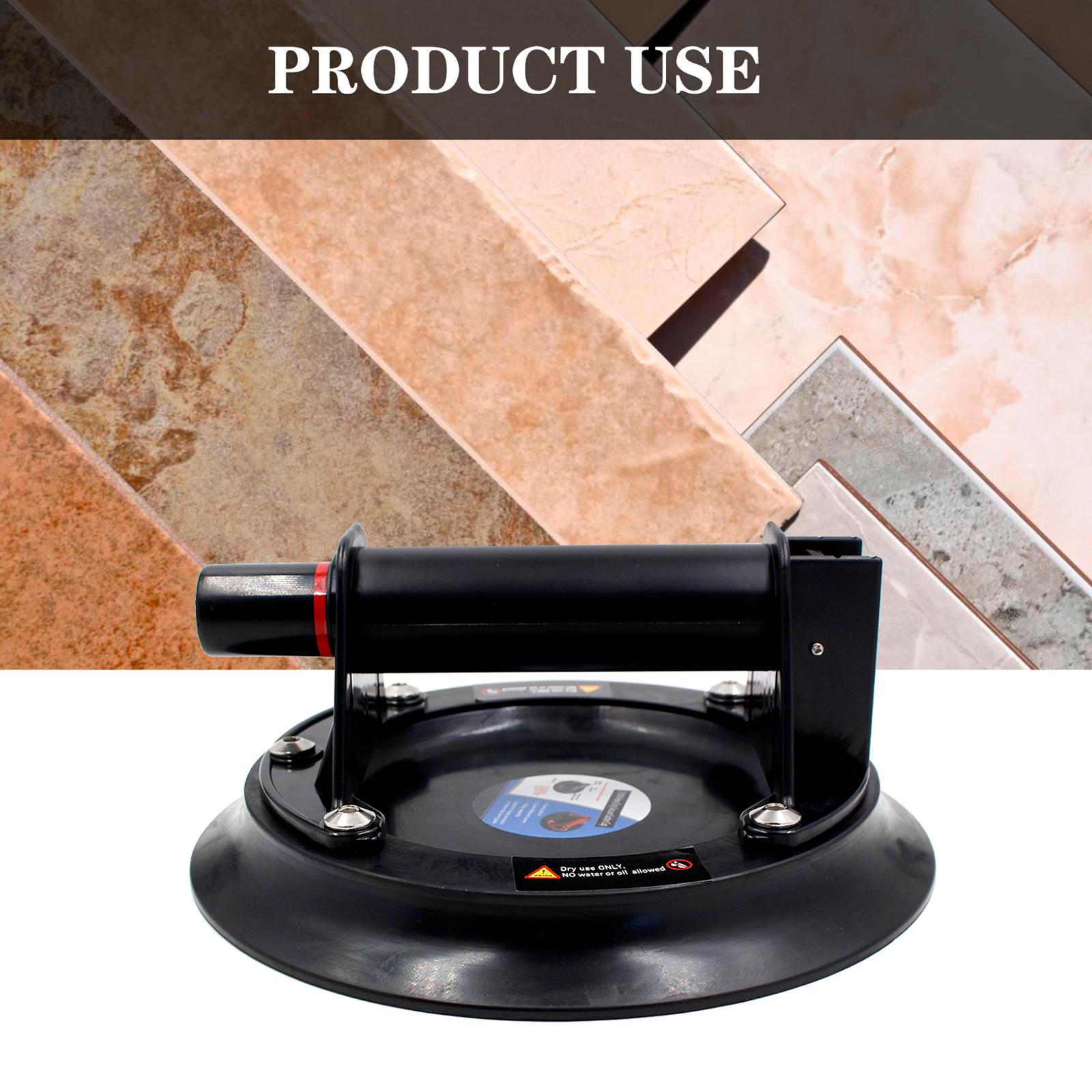 Vacuum Suction Cup Handheld with Handle 8" for Glass Tile