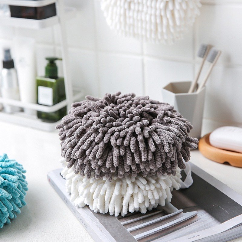 Khăn Lau Tay Tròn Treo Tường Hình Lông Nhím