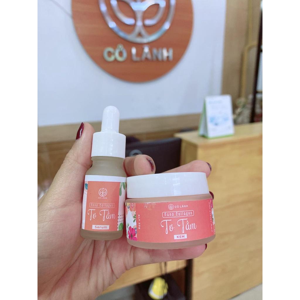 Serum Nano Collagen Tơ Tằm Cỏ Lành 10ml - làm mờ các vết thâm, nám, tăng sinh colllagen cho da