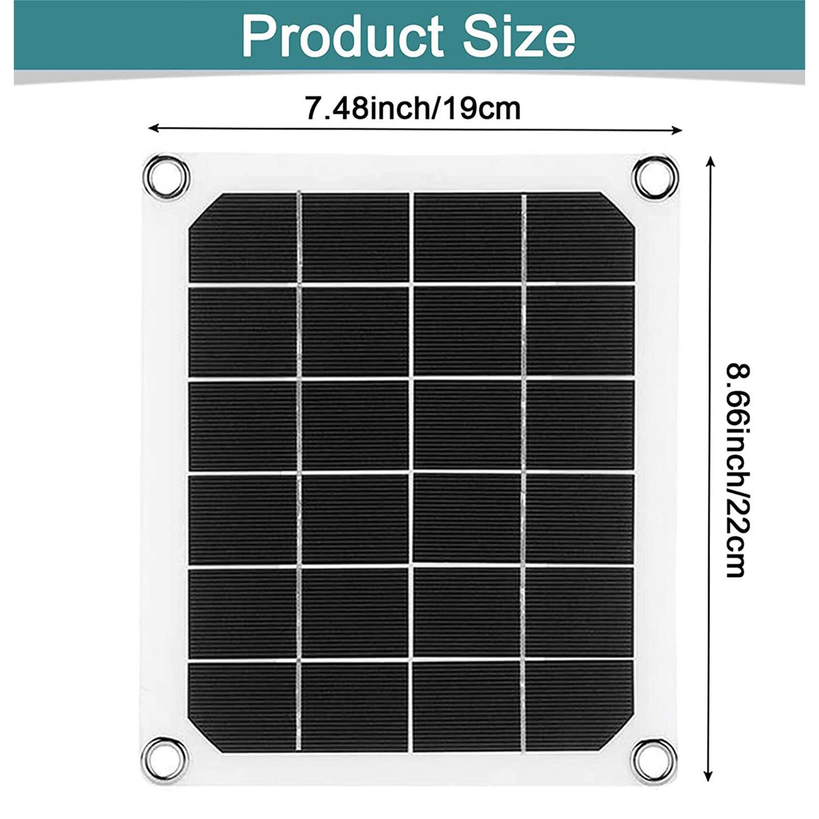 10W Solar Panel Portable Solar Charger for Car Mobile Phone Power Bank