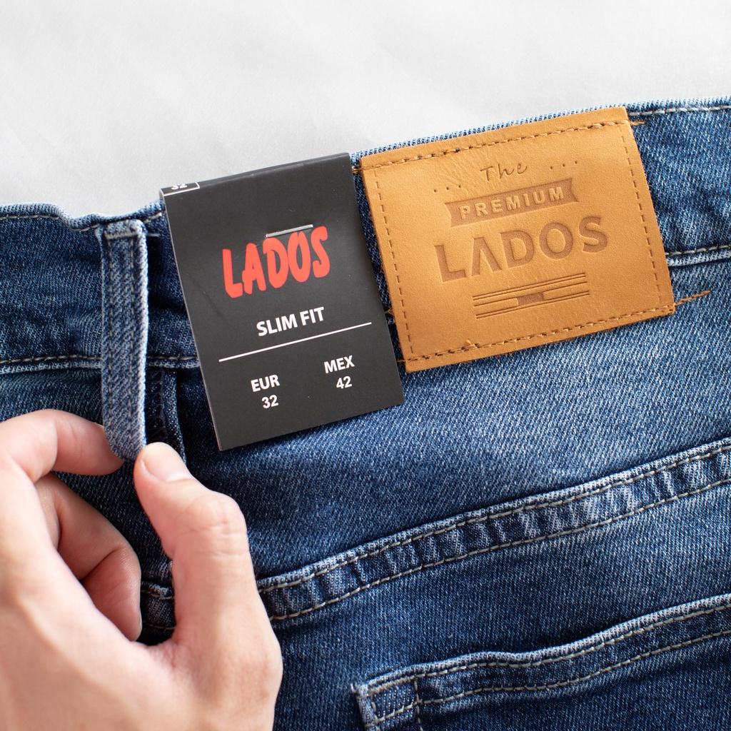 Quần Jean nam cao cấp slimfit LADOS-4063, chất vải co giãn, thoải mái