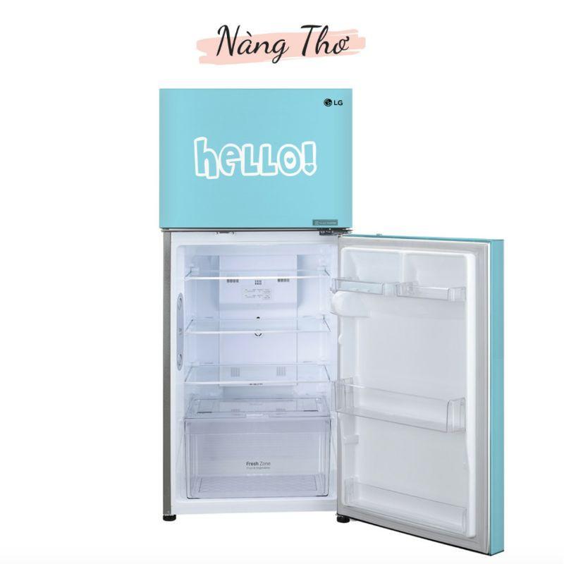 Decal dán tủ lạnh