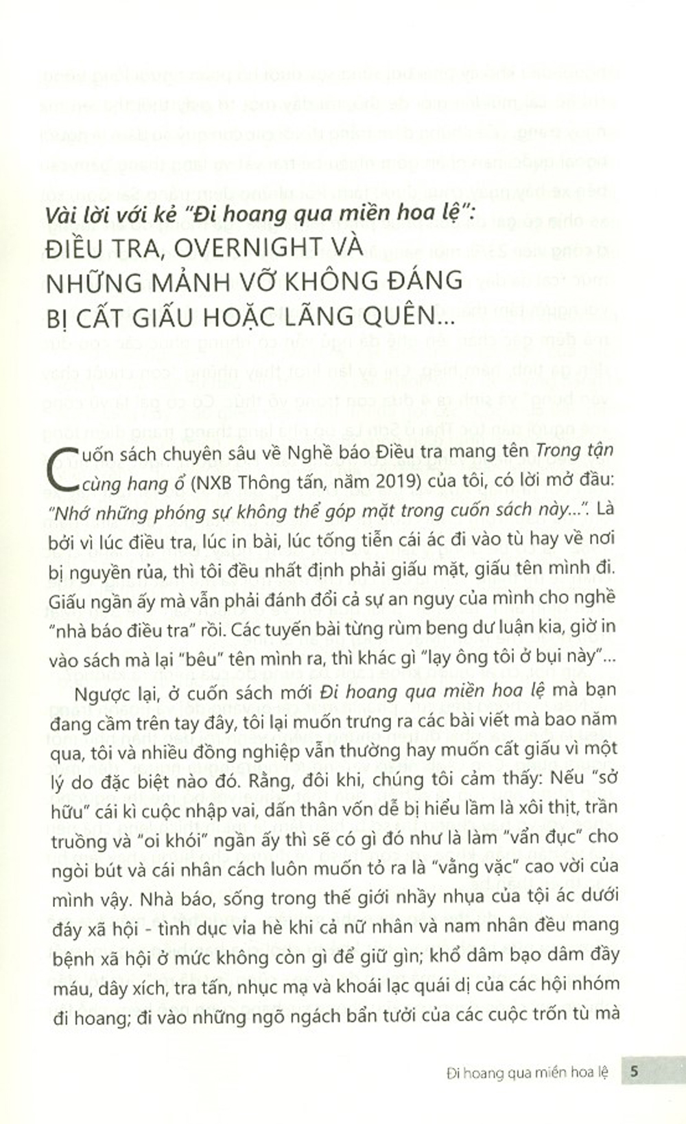 Đi Hoang Qua Miền Hoa Lệ - Tập 1