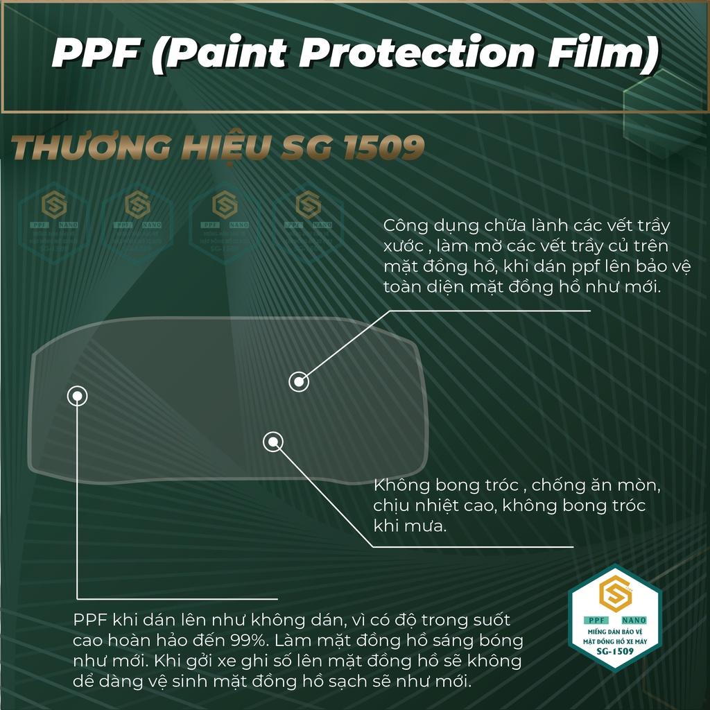 MIẾNG DÁN BẢO VỆ MẶT ĐỒNG HỒ XE SATRIA , RAIDER MIẾNG DÁN PPF CAO CẤP CHỐNG TRẦY XƯỚC MẶT ĐỒNG HỒ XE MÁY. SG1509