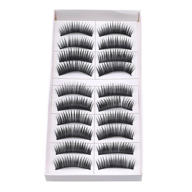 Hộp 10 cặp lông mi giả mini tiện dụng