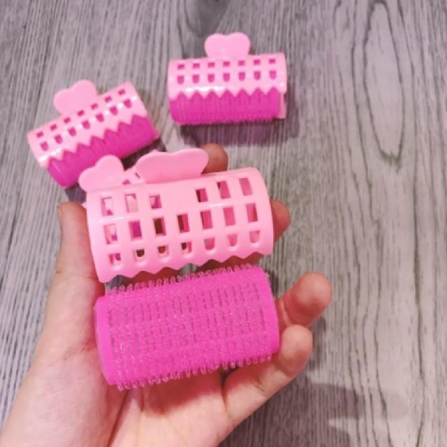 Bộ 12 lô cuốn tóc có kẹp cố định