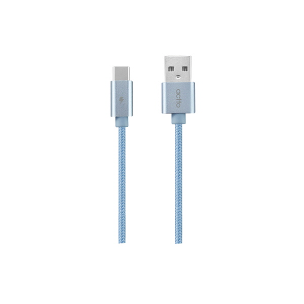 Cáp sạc type C dài 1m tích hợp giá đỡ Zoo Type C - Charging & Data Cable Actto TC-18 -  Hàng chính hãng 