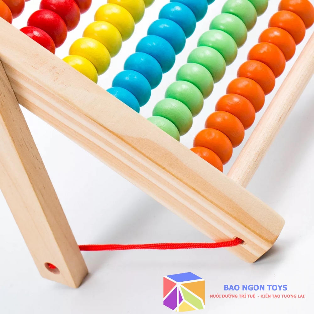 GIÁO CỤ TOÁN HỌC BẢNG TÍNH HẠT GIÚP BÉ PHÁT TRIỂN KHẢ NĂNG TÍNH TOÁN NHANH NHẠY VÀ TƯ DUY LOGIC - BAO NGON TOYS - DG116