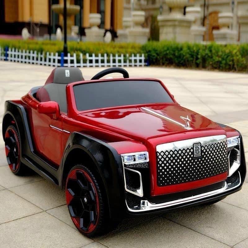 Xe ô tô điện Roll-Royce sơn bóng ghế da cao cấp, full chức năng cổng usb, kết nối bluetooth