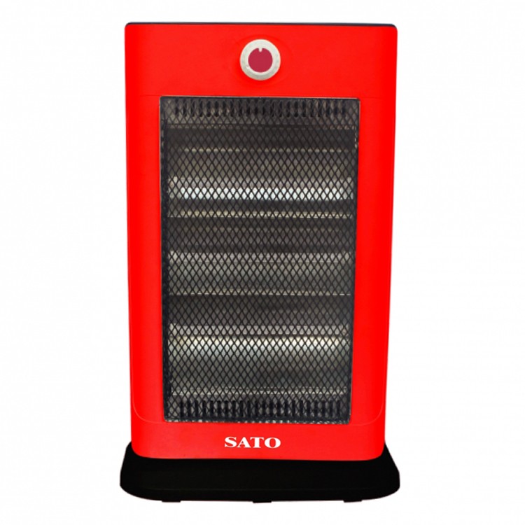 Quạt Sưởi SATO ST-QS3B(D) 3 bóng (màu đỏ) - Hàng chính hãng
