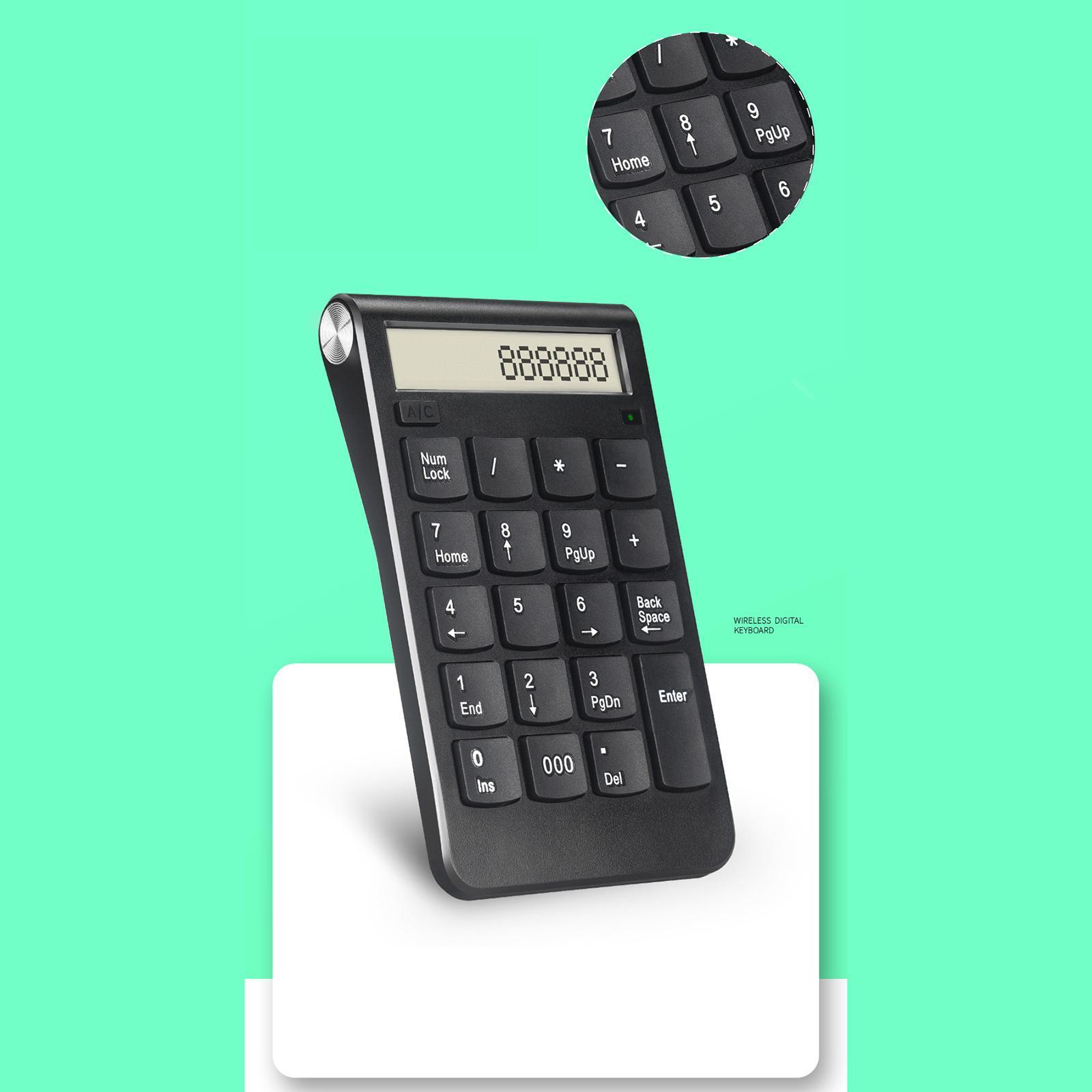 Wireless Number Pad Accessories Portable Mini 2.4G for Notebook Laptop PC