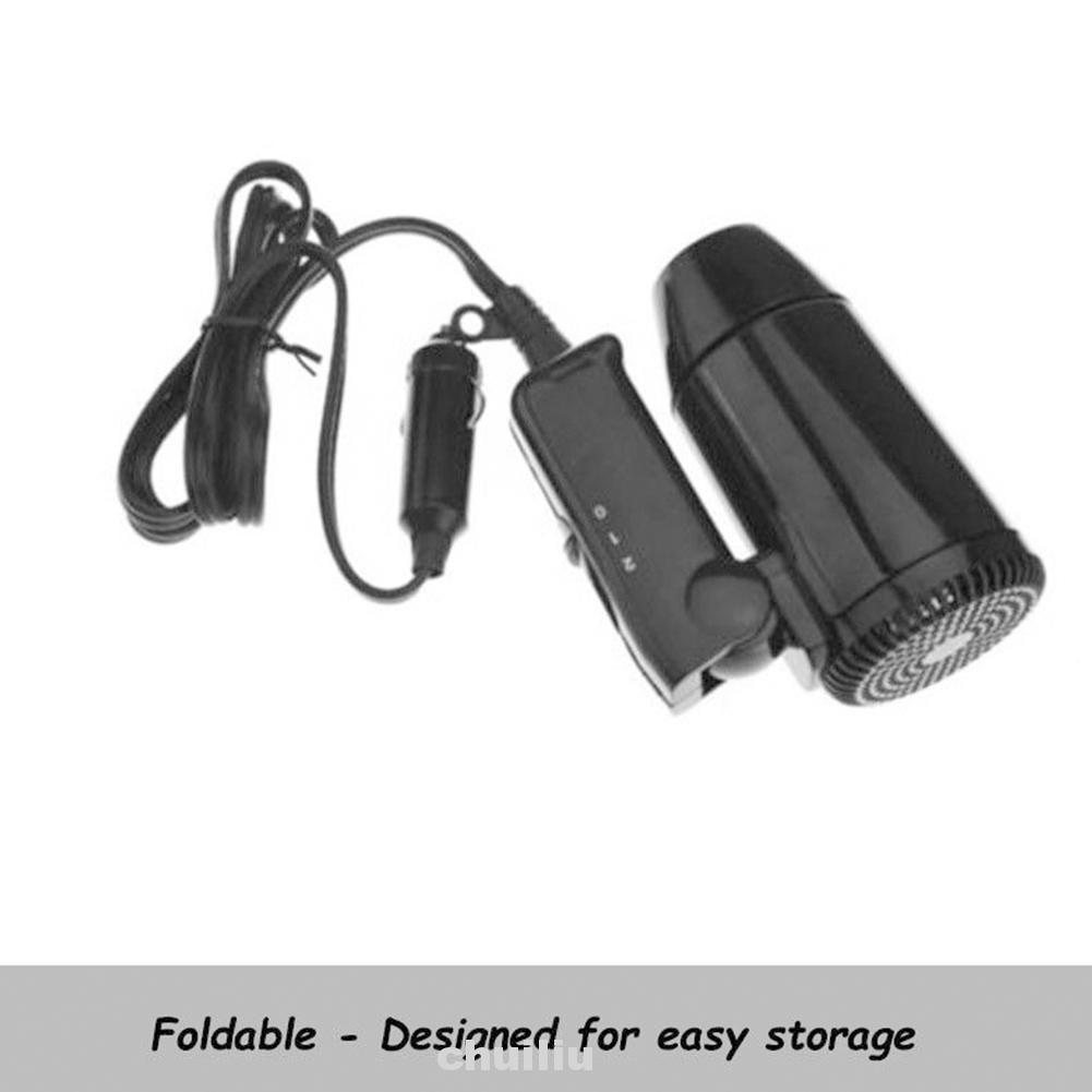 Máy Sấy Tóc Di Động Cho Xe Hơi 12v