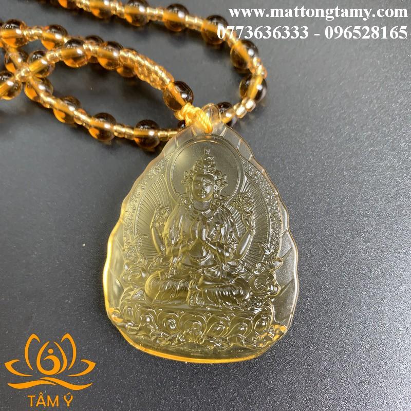 Dây chuyền lưu ly Quan Âm Tứ Thủ