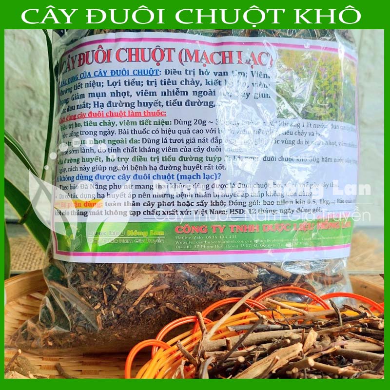 Cây Đuôi Chuột khô đóng gói 500gram