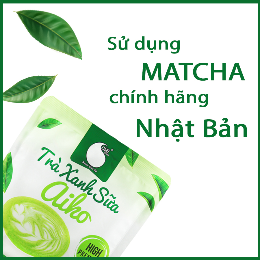 Hình ảnh Bột Trà Xanh Matcha Sữa thơm ngon đặc biệt , sản xuất từ Matcha Nhật Bản chính hãng , Matcha của người ghiền trà xanh Nhật , không hương liệu , an toàn cho sức khỏe , Gói 50G