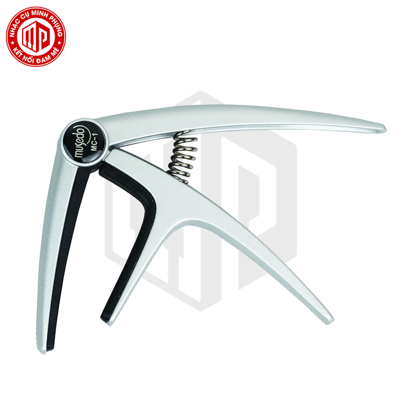 Capo Guitar cao cấp - Musedo MC-1 (MC1) - Dành cho đàn Guitar Acoustic, Classic - Màu bạc/ Silver - Hàng chính hãng