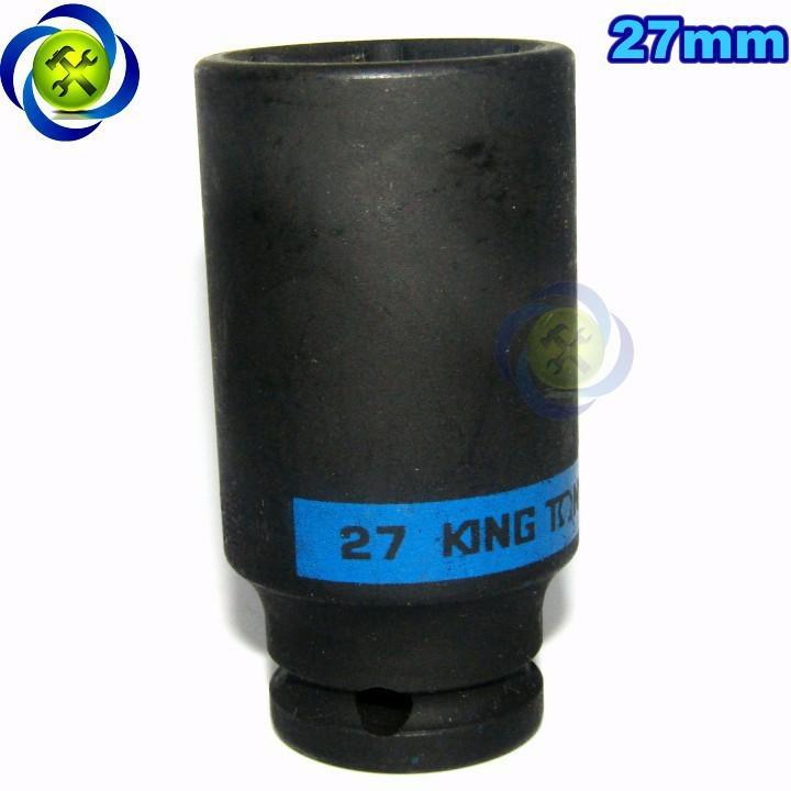 Tuýp 27mm đen dài 80mm Kingtony 443527M loại 1/2 6 cạnh