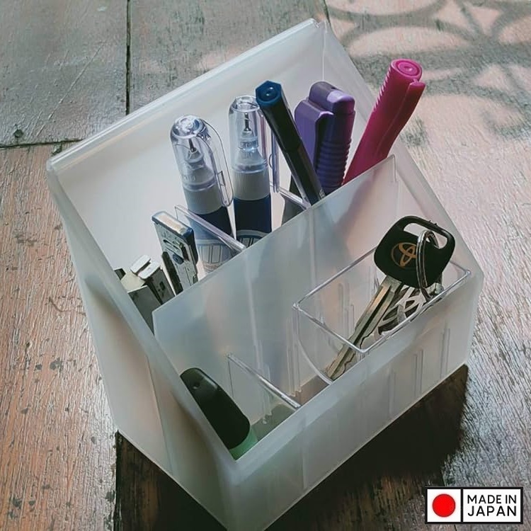 [CHÍNH HÃNG] Khay đựng đồ đa dụng 2 ngăn Yamada Desk Labo - Hàng nội địa Nhật Bản | Made in Japan