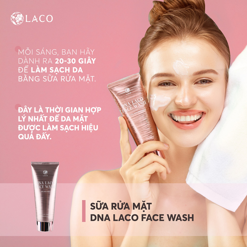 SỮA RỬA MẶT LACO DNA - LACO DNA FACE WASH