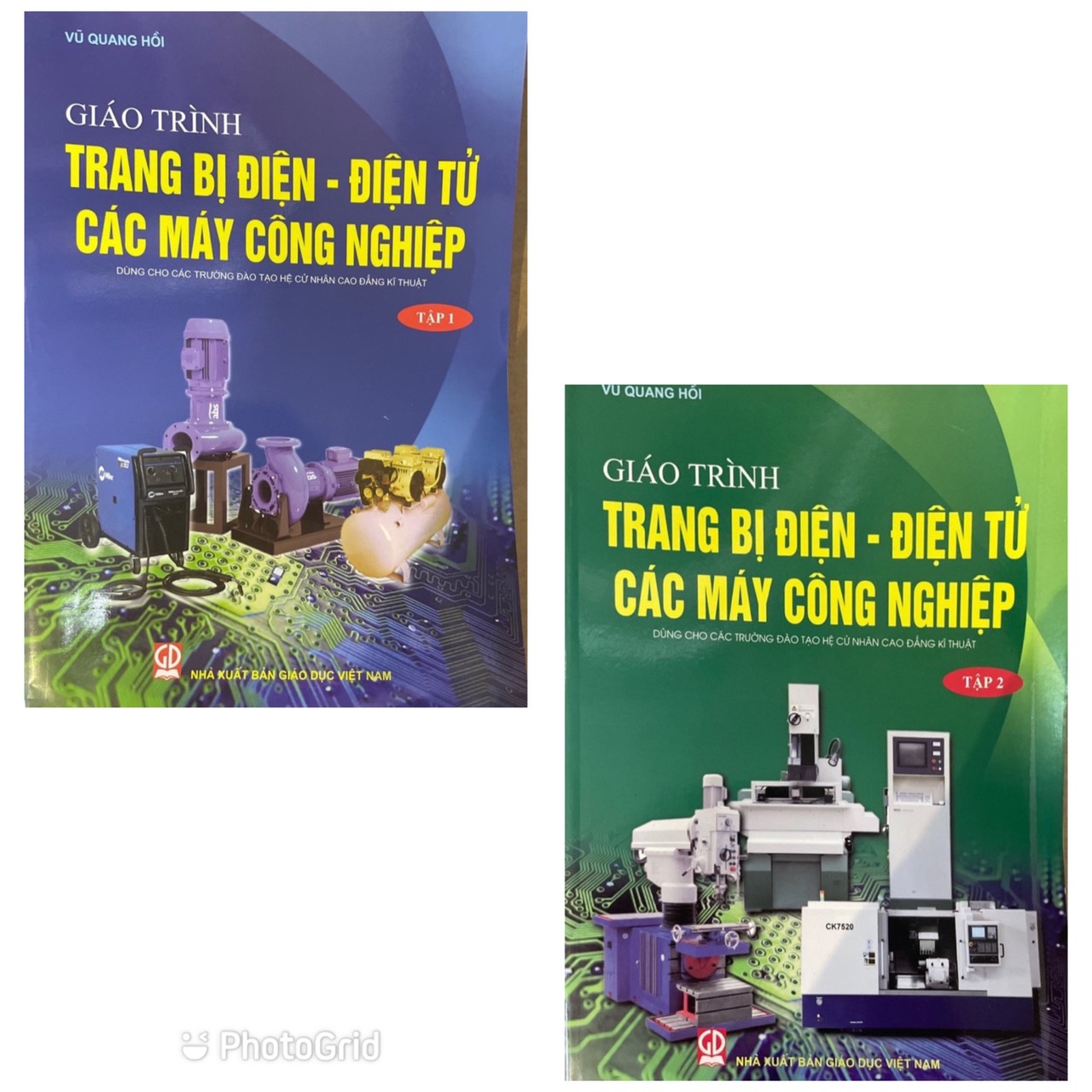 Combo Giáo Trình Trang Bị Điện - Điện Tử Các Máy Công Nghiệp Tập 1 + Tập 2