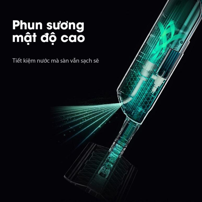 Cây lau nhà phun sương đa năng SAMONO SCM001 - đầu xoay 360 độ linh động - hai cơ chế lau khô ướt - Hàng chính hãng