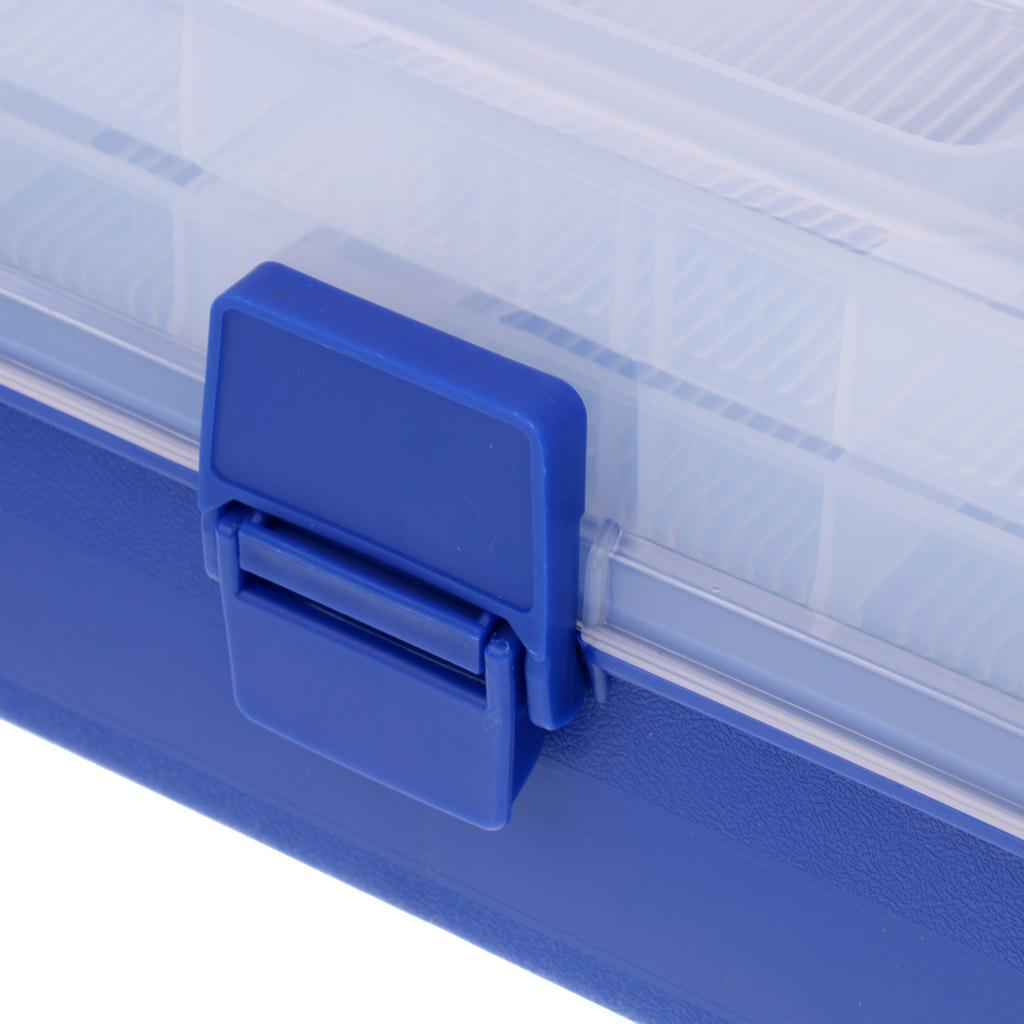 3 layers/4 layers Waterproof Fishing Tackle Box Fishing Hooks Lures Baits Storage Case