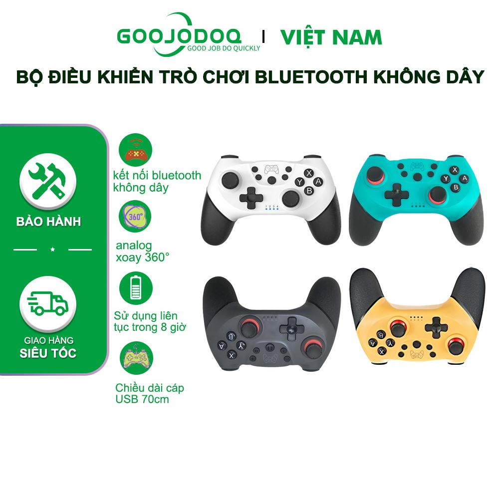 [HÀNG CHÍNH HÃNG GOOJODOQ] PD1001 - Tay cầm chơi game Bluetooth không dây dành cho máy chơi Nintendo Switch Lite Switch Oleed Gamepad Analog xoay