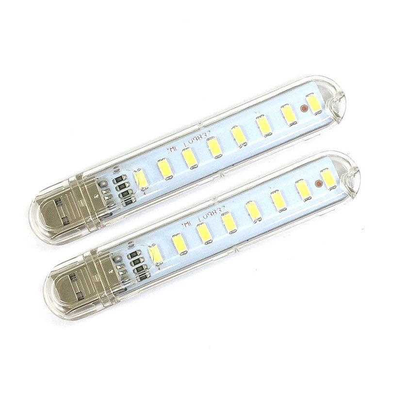Đèn led USB 8 bóng siêu sáng cắm cổng USB - HN