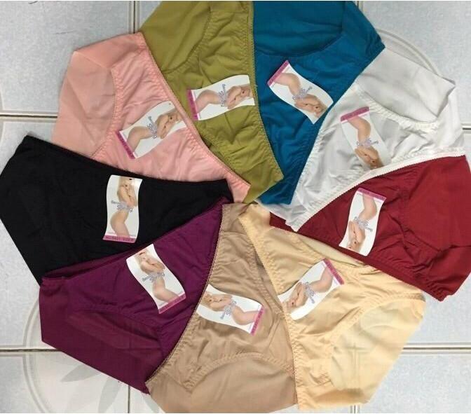 Combo 10 Quần Lót Nữ Trơn Beautiful Spring 5401 – Thun Lạnh Không Đường May, Siêu Mềm Mịn