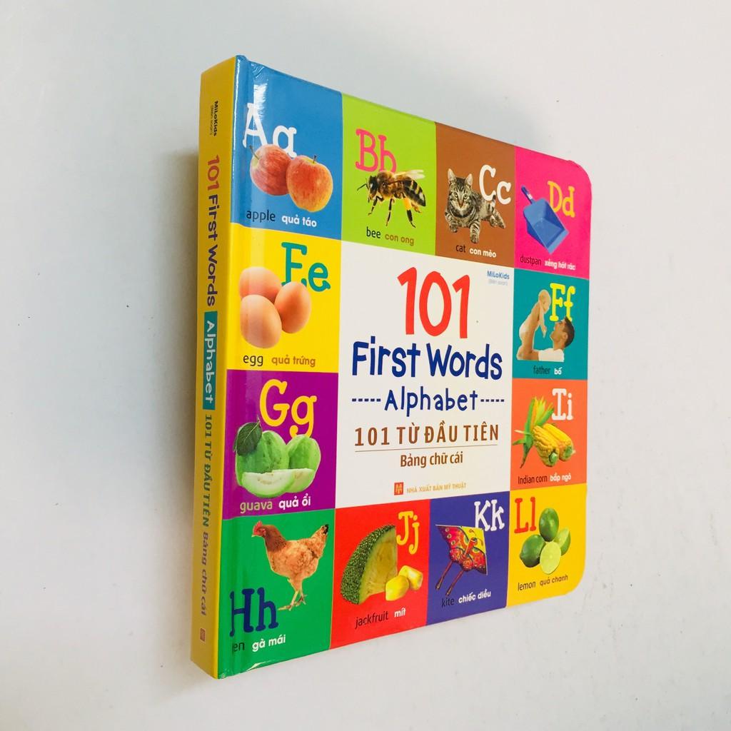 Sách – 101 First Words 101 Từ Đầu Tiên  - Thực vật - Động vật - Giao thông - Đồ dùng thân thiết - Bảng chữ cái - Hình dạng màu sắc
