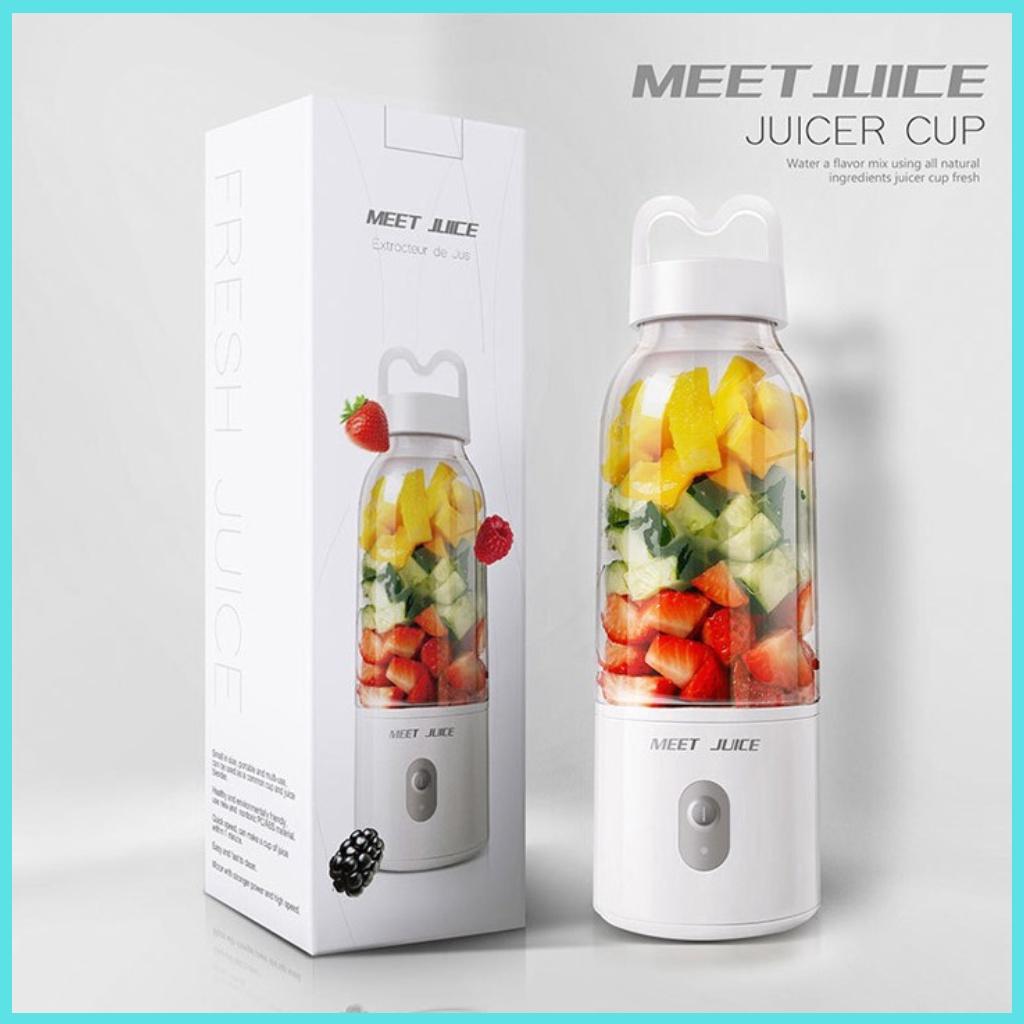 Máy Xay Sinh Tố Cầm Tay Đa Năng Hàng Nhập Khẩu, Máy Xay MEET JUICE Cối Thủy Tinh Cao Cấp