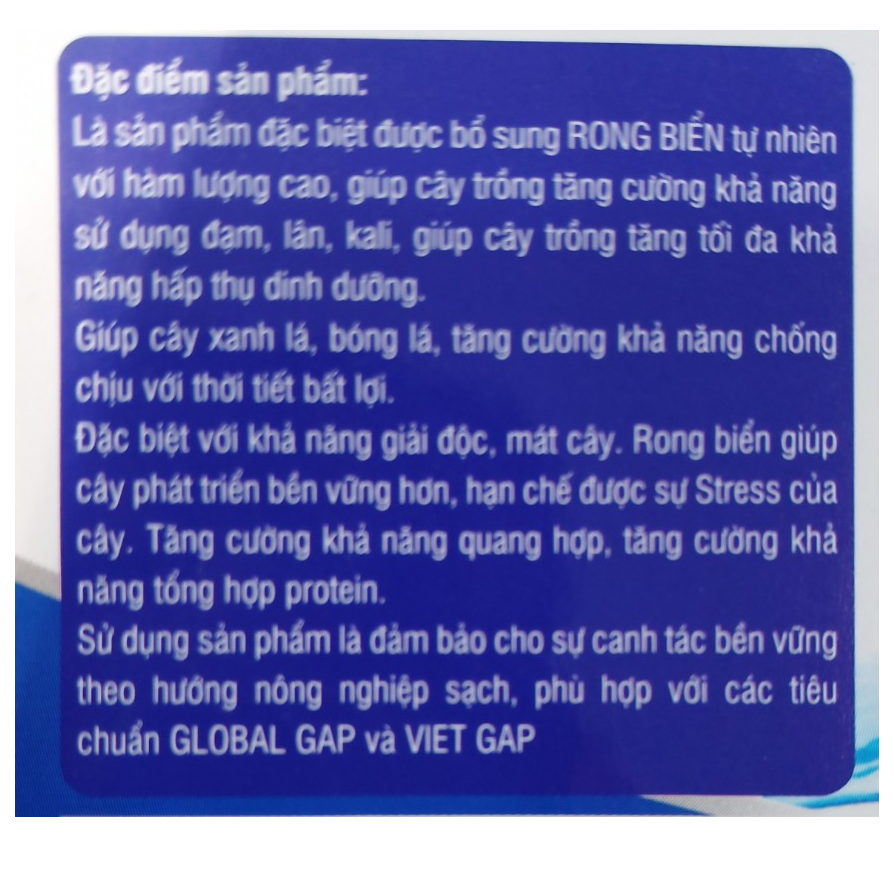 Phân bón VIGAMI ZINSUPER rong biển 100ML