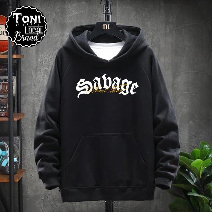 ( ) ÁO HOODIE Local Brand Unisex SABAGE Nỉ Bông Form Rộng Nam Nữ (HD9200L - Full Size - Kèm Video Ảnh Thật)