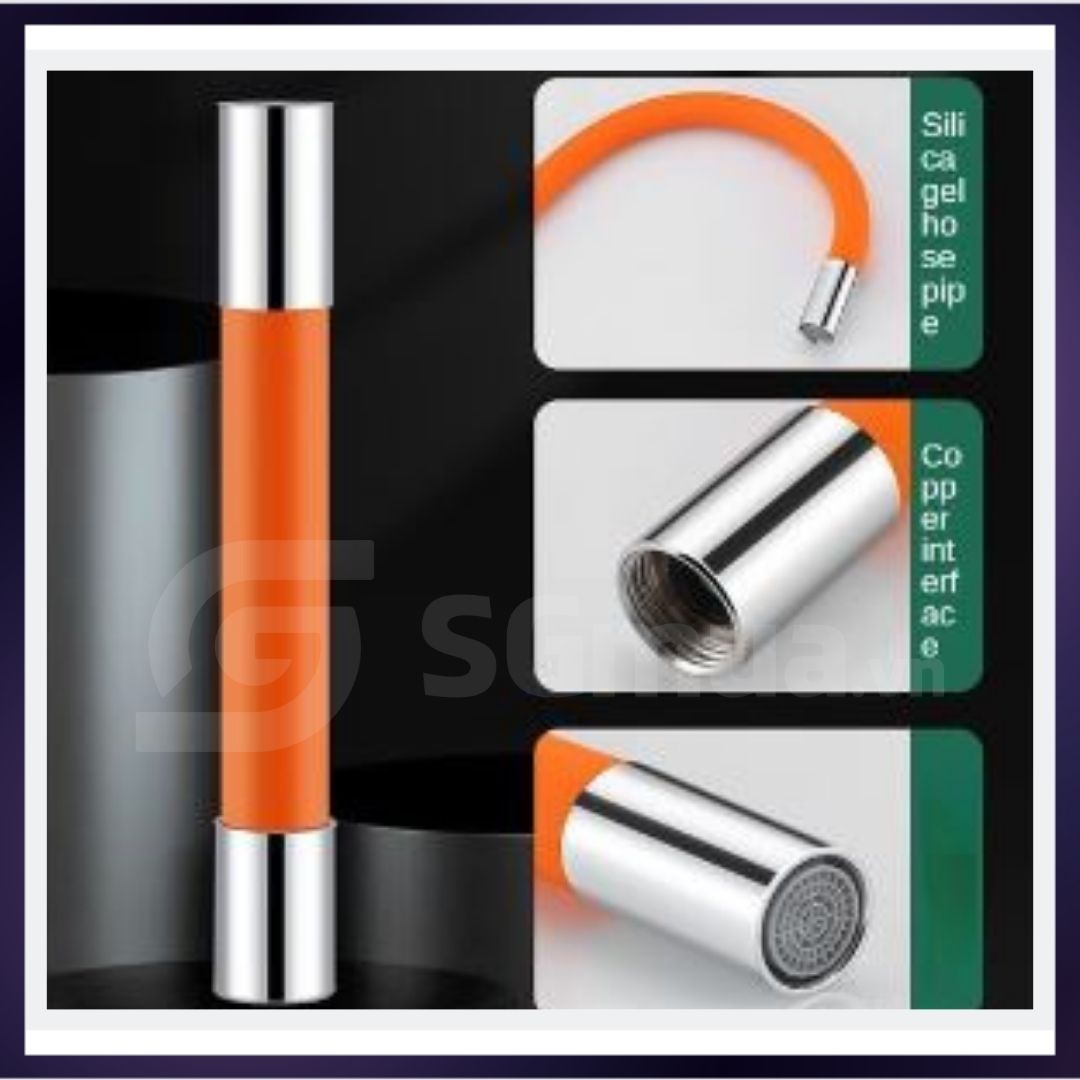 Đầu Nối Vòi Nước Thông Minh xoay 720 độ tăng áp lực nước, dễ dàng sử dụng