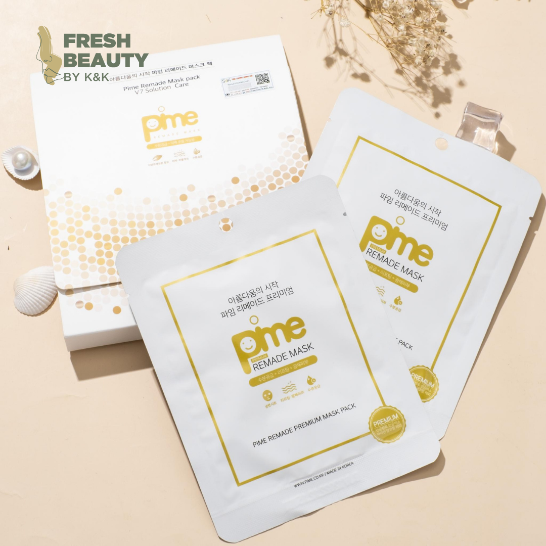 Mặt nạ tế bào gốc nọc ong Pime Remade Premium Mask hỗ trợ giảm mụn, mờ nám, phục hồi da 1M