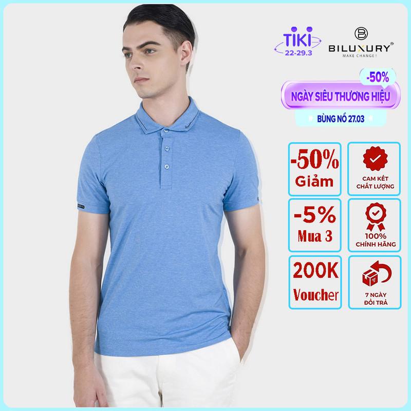 Áo Thun Nam Polo Ngắn Tay Cổ Bẻ Chính Hãng Biman by BiLuxury (5APCT002),Chất Polyester Cao Cấp, Kiểu Dáng Body Fit Lịch Lãm,Trẻ Trung, Năng Động